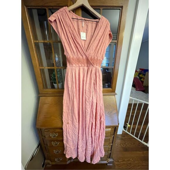 Free People - Devon Maxi Dress Rose size XSmall - Picture 4 of 8